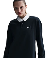 Nike Sportswear Women's Essential Oversized Long-Sleeve Polo