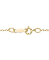 Belle De Mer Cultured Freshwater Pearl (6-7mm) & Diamond Accent Flower Cluster 18" Pendant Necklace in 14k Gold