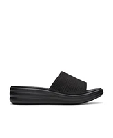 Clarks Women's Cloudsteppers Drift Twist Slip-On Sandals