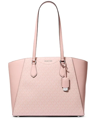 Michael Kors Taryn Logo Large Top Zip Tote