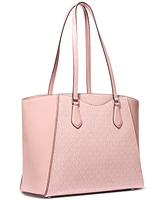 Michael Kors Taryn Logo Large Top Zip Tote