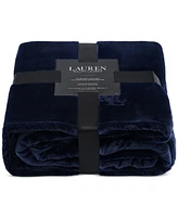 Lauren Ralph Micromink Plush Blanket, Full/Queen