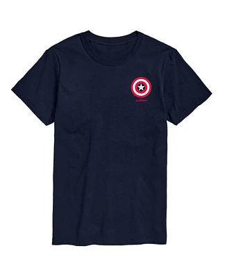 Airwaves Men's Captain America Brave New World Logo Short Sleeve T-Shirt