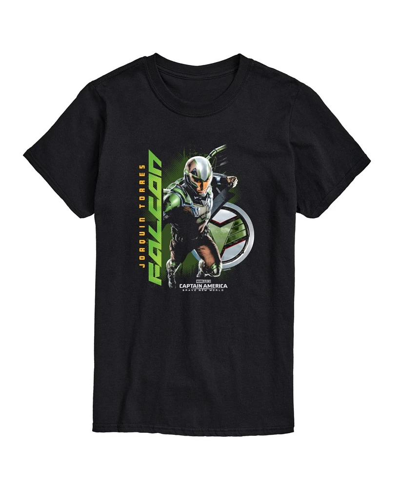 Airwaves Men's Captain America Brave New World Falcon Short Sleeve T-Shirt