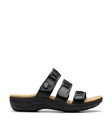 Clarks Collection Women's Laurieann Hope Slip-On Flat Sandals
