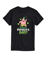 Airwaves Men's SpongeBob SquarePants Happy Patrick's Day Short Sleeve T-Shirt