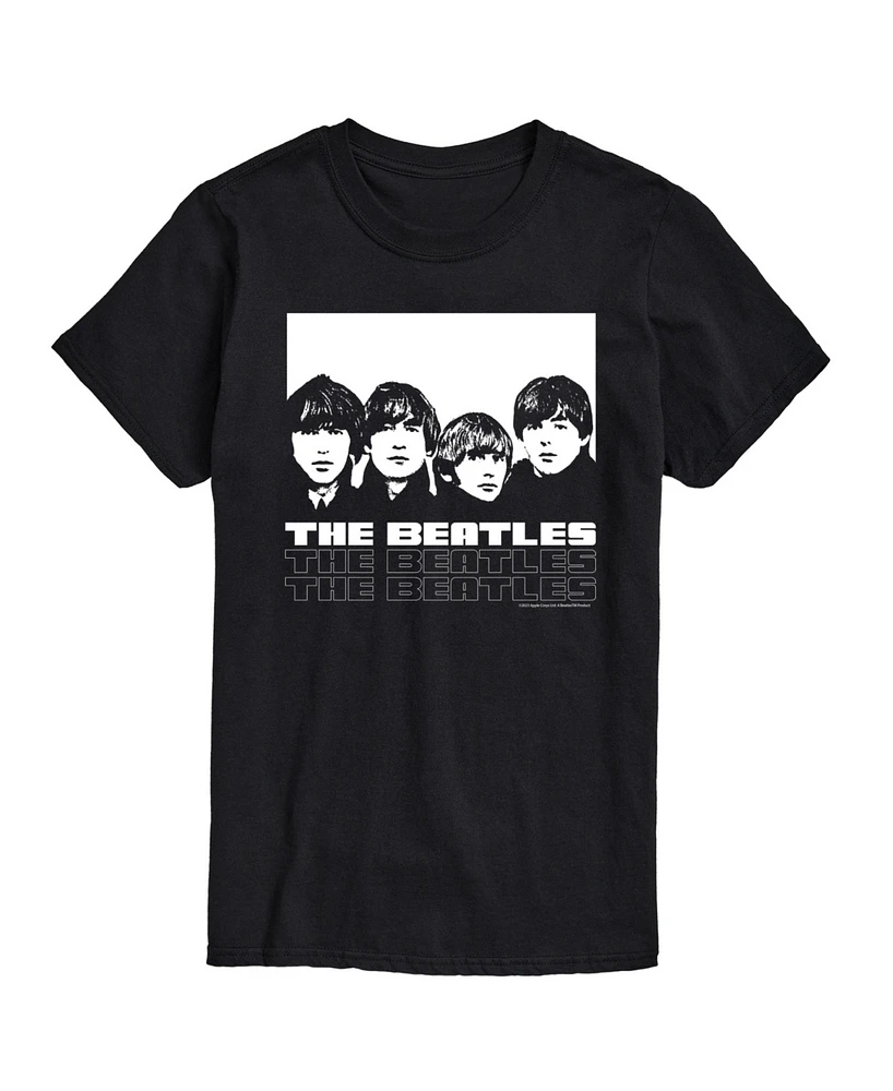 Airwaves Men's The Beatles Group Short Sleeve T-Shirt