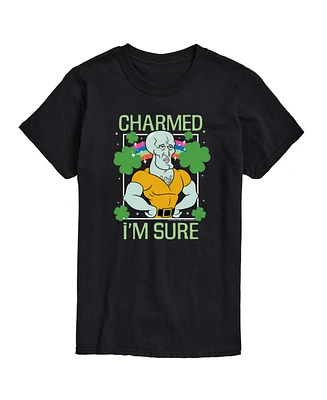 Airwaves Men's SpongeBob SquarePants Charmed I'm Sure Short Sleeve T-Shirt