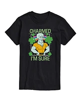 Airwaves Men's SpongeBob SquarePants Charmed I'm Sure Short Sleeve T-Shirt