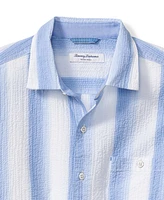 Tommy Bahama Men's Nova Wave Short Sleeve Button-Front Malibu Striped Shirt