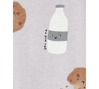 Carter's Baby Cotton Milk & Cookies Sleep Play Pajamas