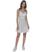 Karl Lagerfeld Paris Women's Tipped Tennis Dress