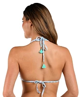 La Blanca Women's Riveria Resort Reversible Halter Bikini Top