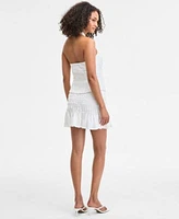 Bar Iii Womens Linen Halter Top Skirt Exclusively At Macys