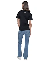 Karl Lagerfeld Paris Women's Tennis Graphic T-Shirt