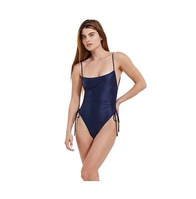 Flirrt Gottex Women's Satin Touch Adjustable One Piece
