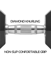 Philosophy Gym Rubber Coated Hex Dumbbell Hand Weights