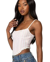 Edikted Women's Marlen Striped Corset