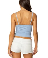 Edikted Women's Prairie Embroidered Tank Top