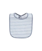 Hudson Baby Cotton Bib and Sock Set, Powered By Milk, One Size