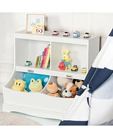 Kids Floor Cabinet Multi-Functional Bookcase