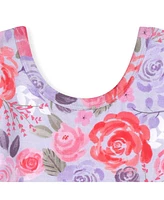 Gerber Toddler Girls Pink Lemonade Short Sleeve Twirl Dress