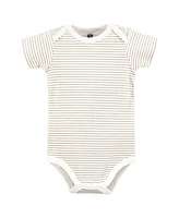 Hudson Baby Boys Cotton Bodysuits, Cozy Cutie, Preemie