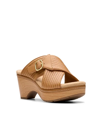 Clarks Collection Women's Seannah Nora Wedge Sandals