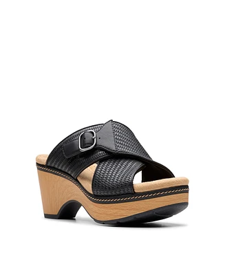 Clarks Collection Women's Seannah Nora Wedge Sandals