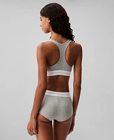 Calvin Klein Women's Ribbed Boyshort Underwear QF8024