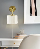 Ink+Ivy 7.5" Luminex Ceramic Wall Sconce