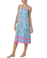 Ellen Tracy Women's Sleeveless Paisley Nightgown