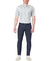 Pga Tour Men's Toucan-Pattern Polo Shirt
