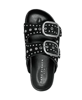 Marc Fisher Ltd Women's Sayge Studded Double Band Flatform Sandals
