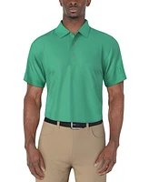 Pga Tour Men's Airflux Short Sleeve Mesh Golf Polo Shirt