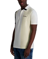 Karl Lagerfeld Paris Men's Regular-Fit Colorblocked Polo Shirt