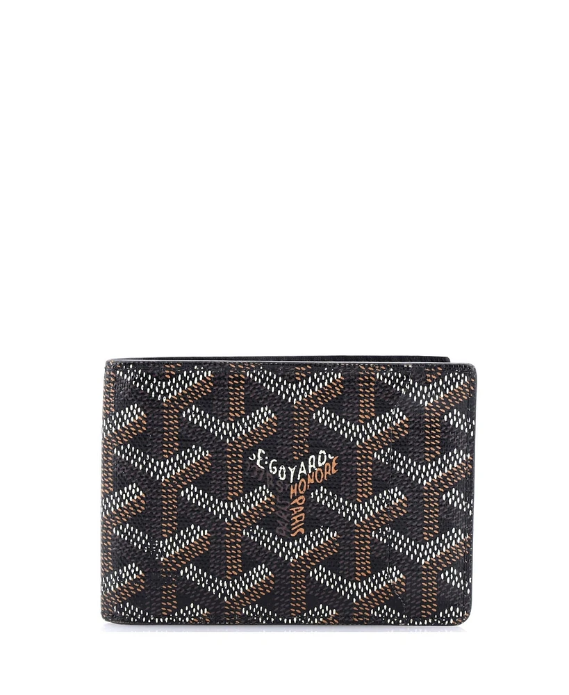 Pre-Owned Goyard Insert Victoire Card Case Wallet Coated Canvas