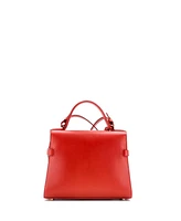 Pre-Owned Delvaux Mm Tempete Top Handle Bag Leather