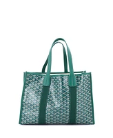Pre-Owned Goyard Mm Villette Tote Printed Coated Canvas