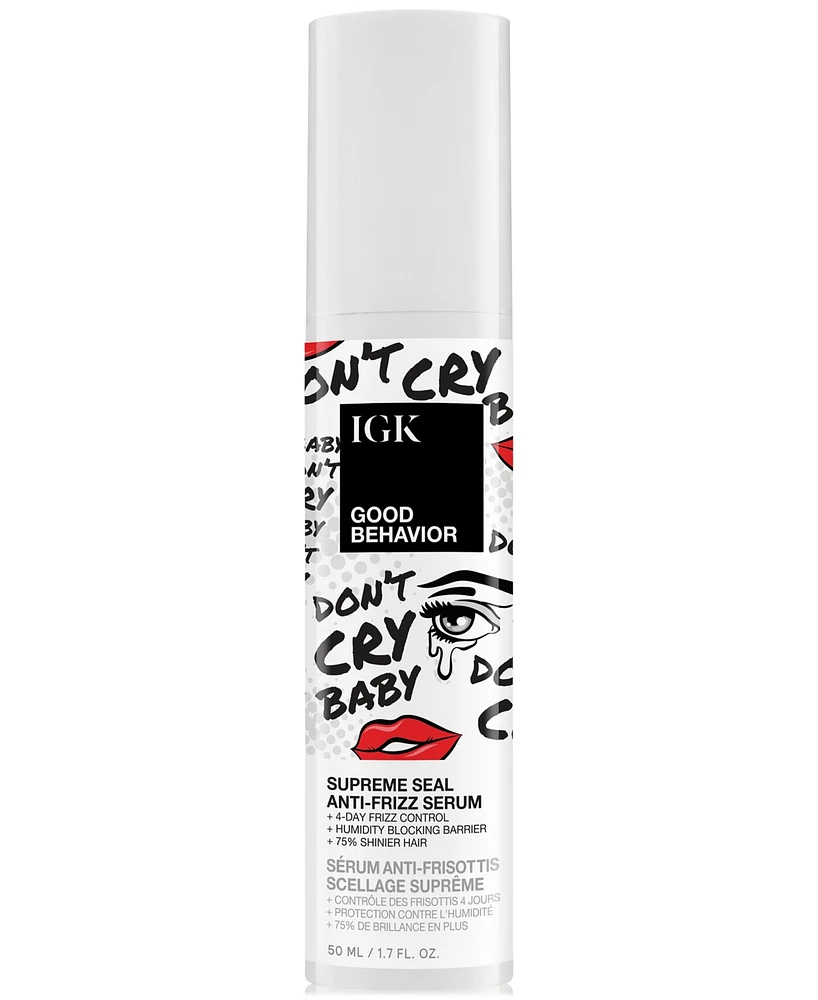 Igk Hair Good Behavior Supreme Seal Anti-Frizz Serum, 1.7 oz.