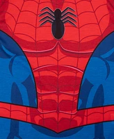 Marvel Little & Big Boys Spider-Man Short-Sleeve Top Shorts Pajamas, 2 Piece Set