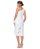 Xscape Women's Ruffled One-Shoulder Dress