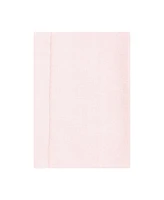 Hudson Baby Boys and Girls Cotton Poly Flannel Burp Cloths 8-Pack, Pink Yellow Pretty Floral, One Size