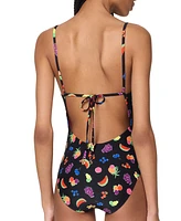 Kate Spade New York Women's Tie-Back One-Piece Swimsuit