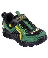Skechers Little Boys John Deere: Adventure Track Rugged Brights Light-Up Fastening Strap Casual Sneakers from Finish Line