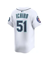 Nike Men's Ichiro Suzuki White Seattle Mariners 2025 National Baseball Hall of Fame Nike Home Limited Player Jersey