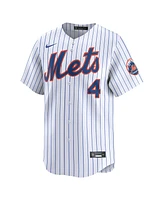 Nike Men's Francisco Alvarez White New York Mets Home Limited Player Jersey