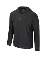 Colosseum Men's Black Texas Longhorns Long Sleeve Hooded T-Shirt