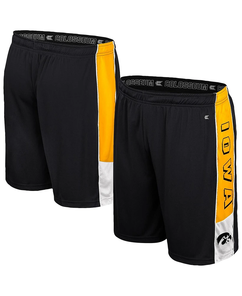 Colosseum Men's Black Iowa Hawkeyes Quantum Shorts