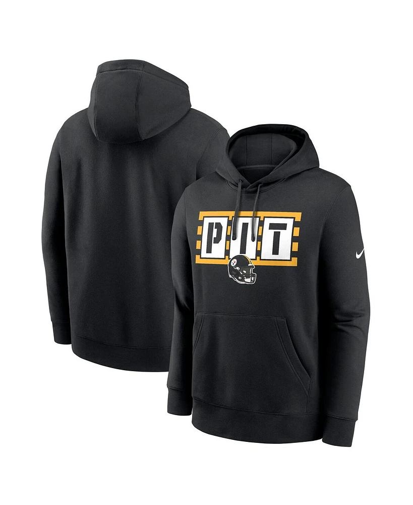 Nike Men's Black Pittsburgh Steelers Hometown Fleece Pullover Hoodie